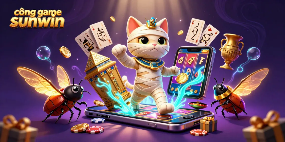 Watch the cổng game sunwin come alive with thrilling casino elements and enchanting characters in a dynamic 3D scene.