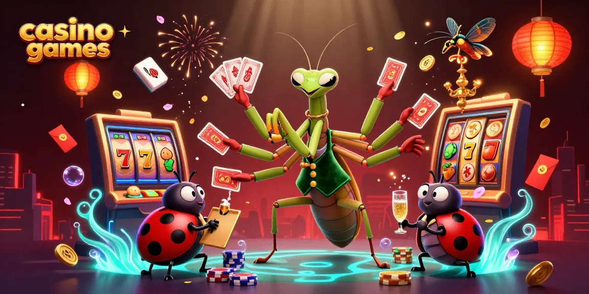 Experience thrilling casino games with animated characters and vibrant gameplay elements.