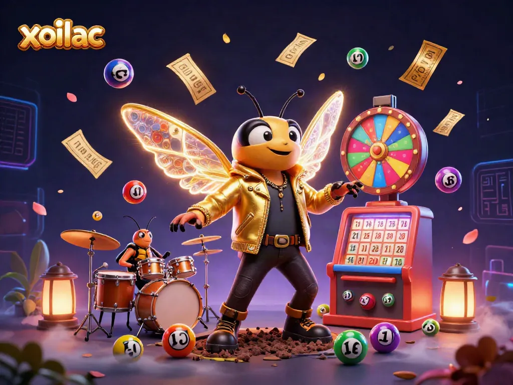 Join the excitement of xoilac with a dynamic music scene filled with vibrant lottery elements.