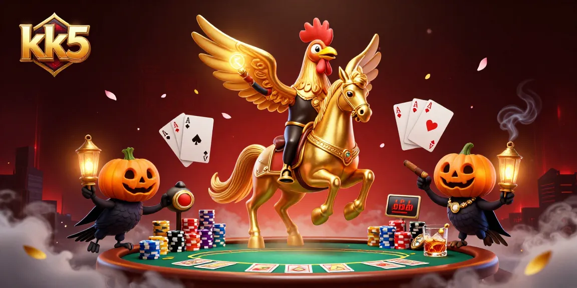 Experience thrilling gameplay with kk5 in an enchanting casino scene illuminated by lanterns.