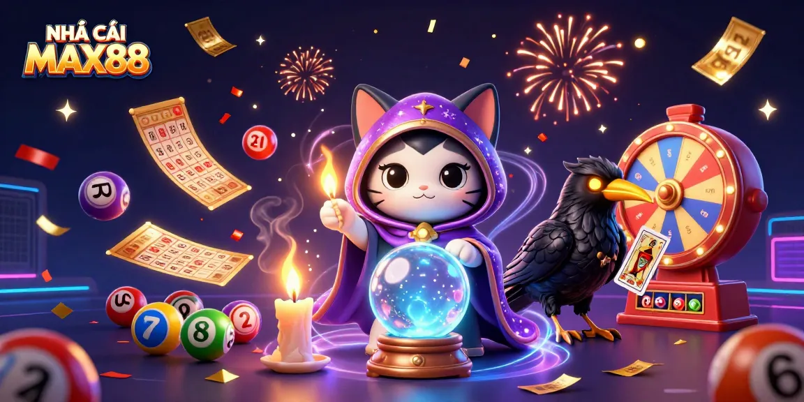 Play exciting games at NHÀ CÁI MAX88 amidst vibrant casino-themed elements.