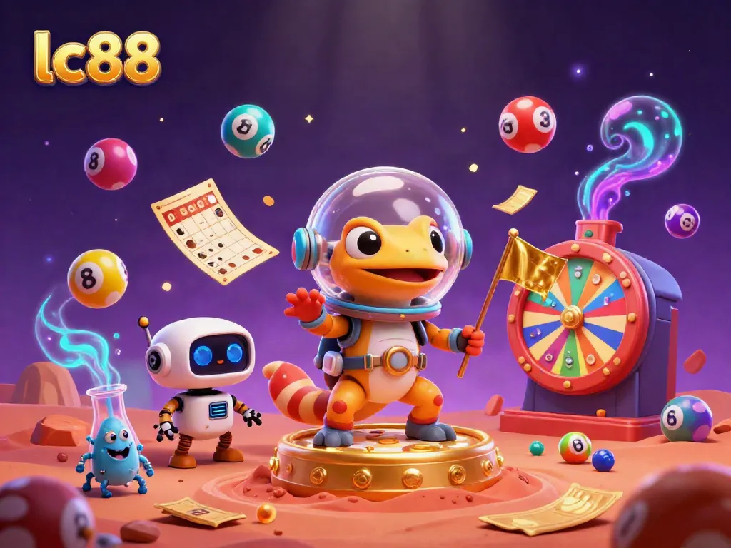 Experience the vibrant lc88 casino universe with dynamic gaming elements bursting with excitement.
