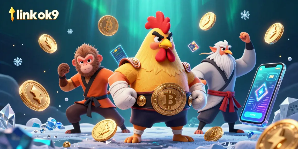 Experience the thrill of link ok9 with a vibrant 3D casino scene featuring dynamic characters and elements.